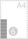 stroken van 6<br/><span style='font-size:11px;'>(6 per strook (52,5 * 27mm/bon))</span>